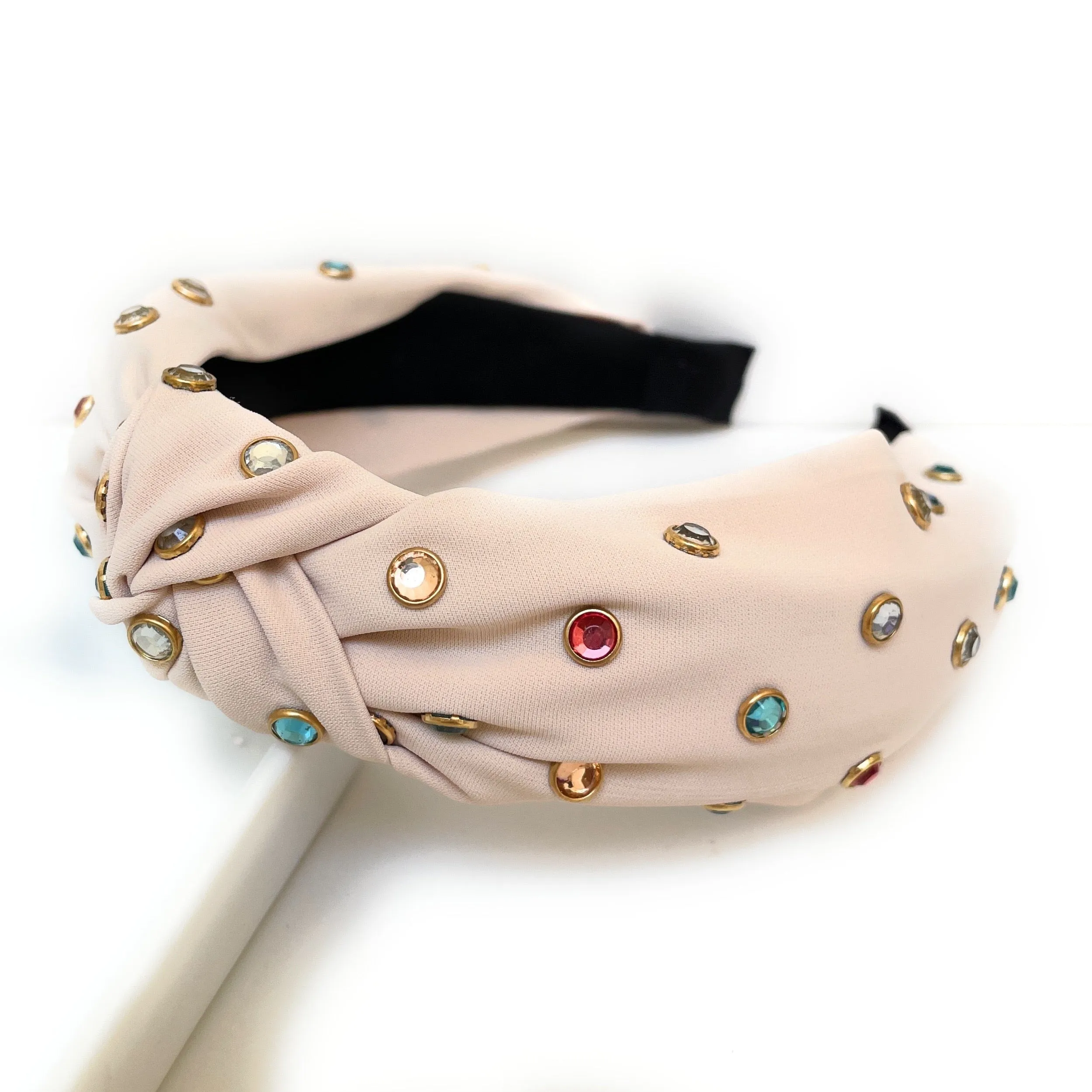 Neutral Jeweled Headband