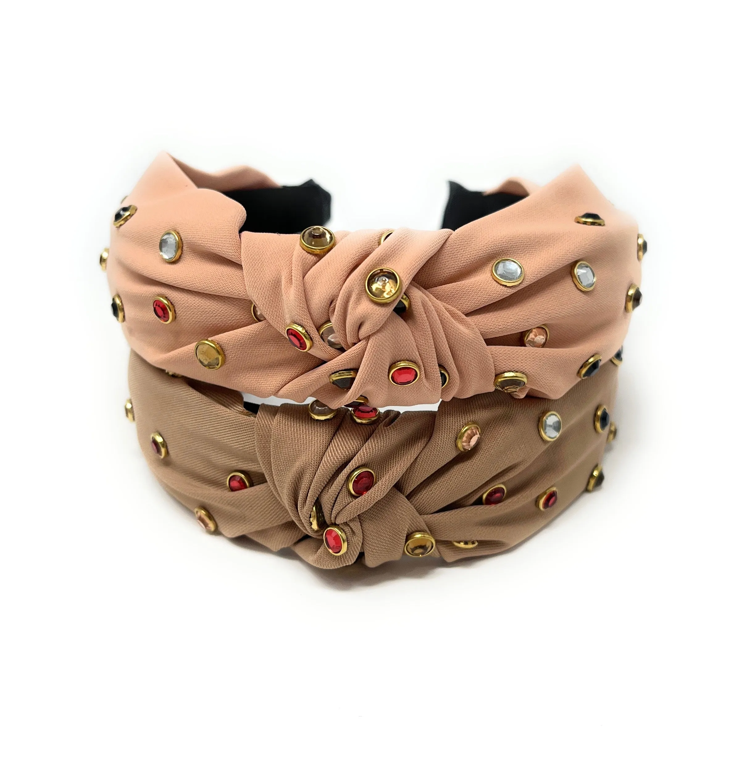 Neutral Jeweled Headband