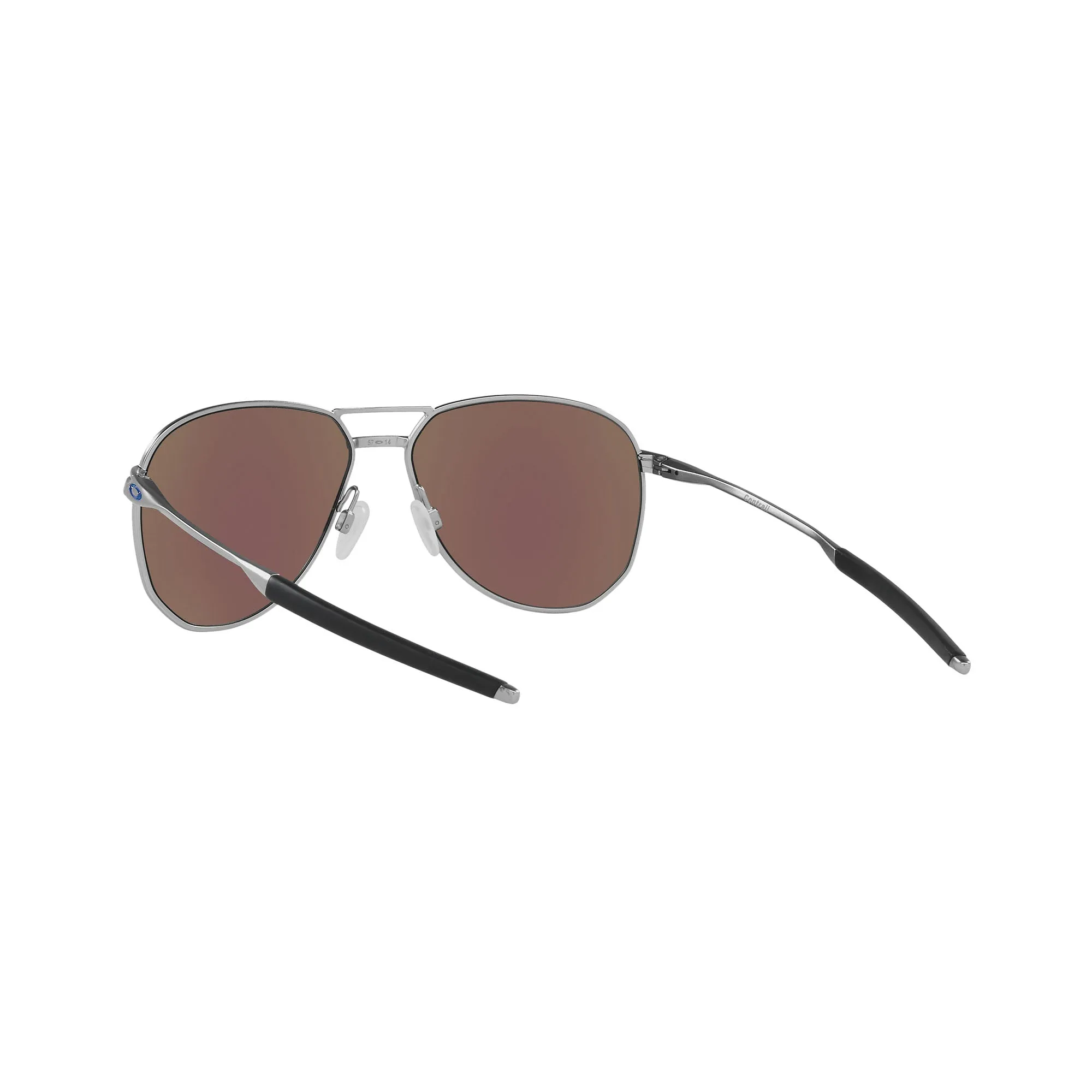 Oakley OO4147-0357 Contrail Sunglasses Satin Chrome Frame w Prizm Sapphire Lens