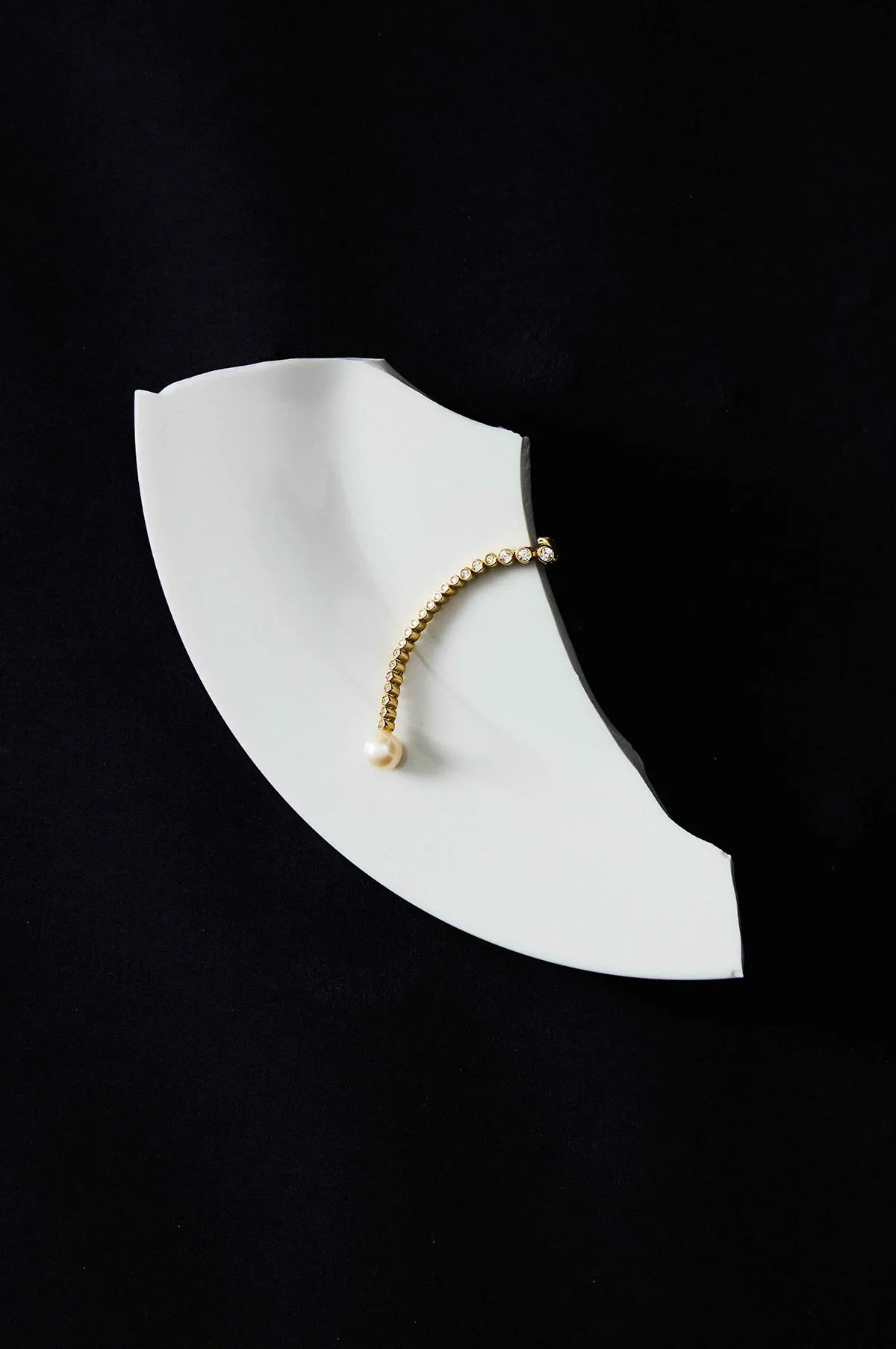 Odile Chandelier Gold Earrings