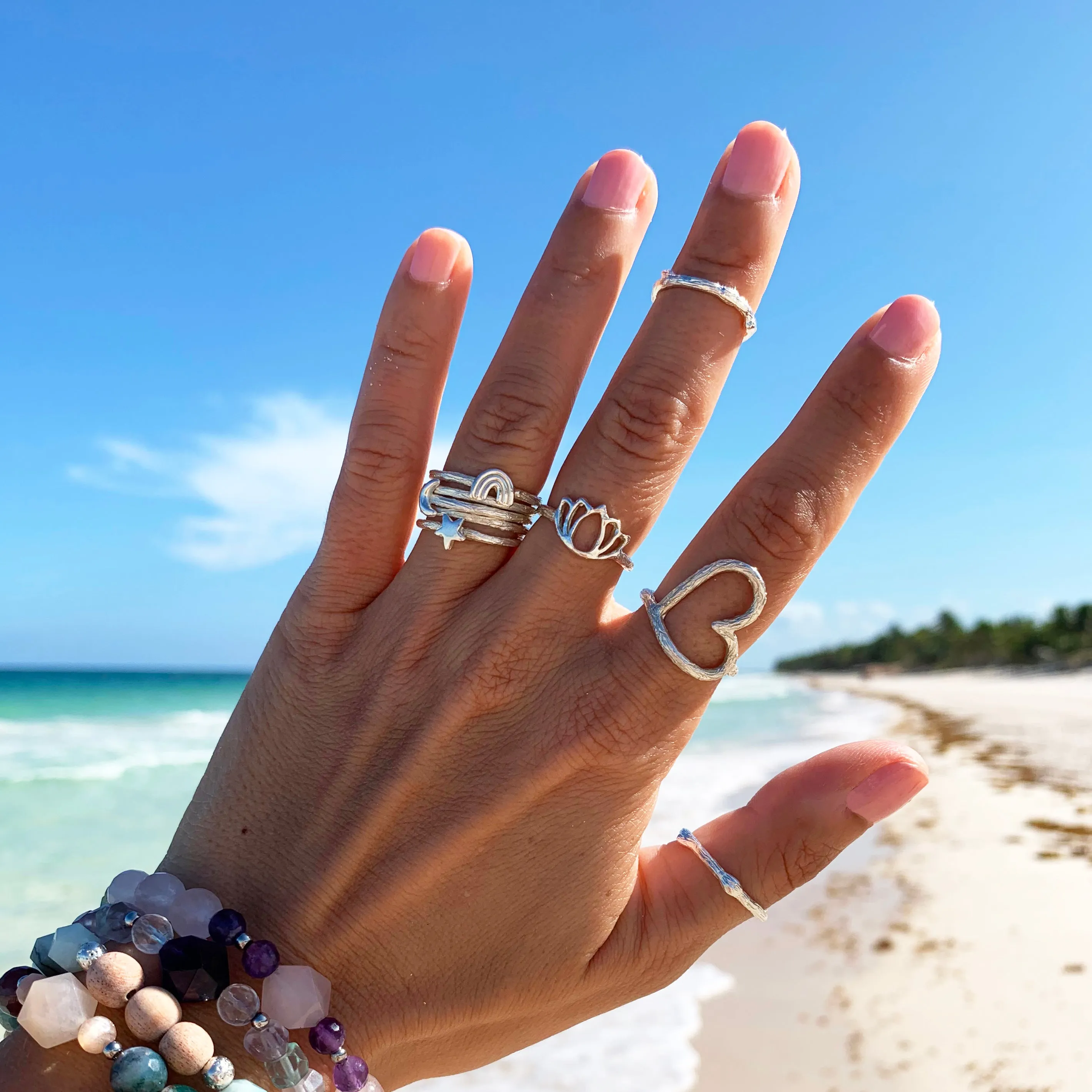 Open Heart Ring | Sterling | final sale