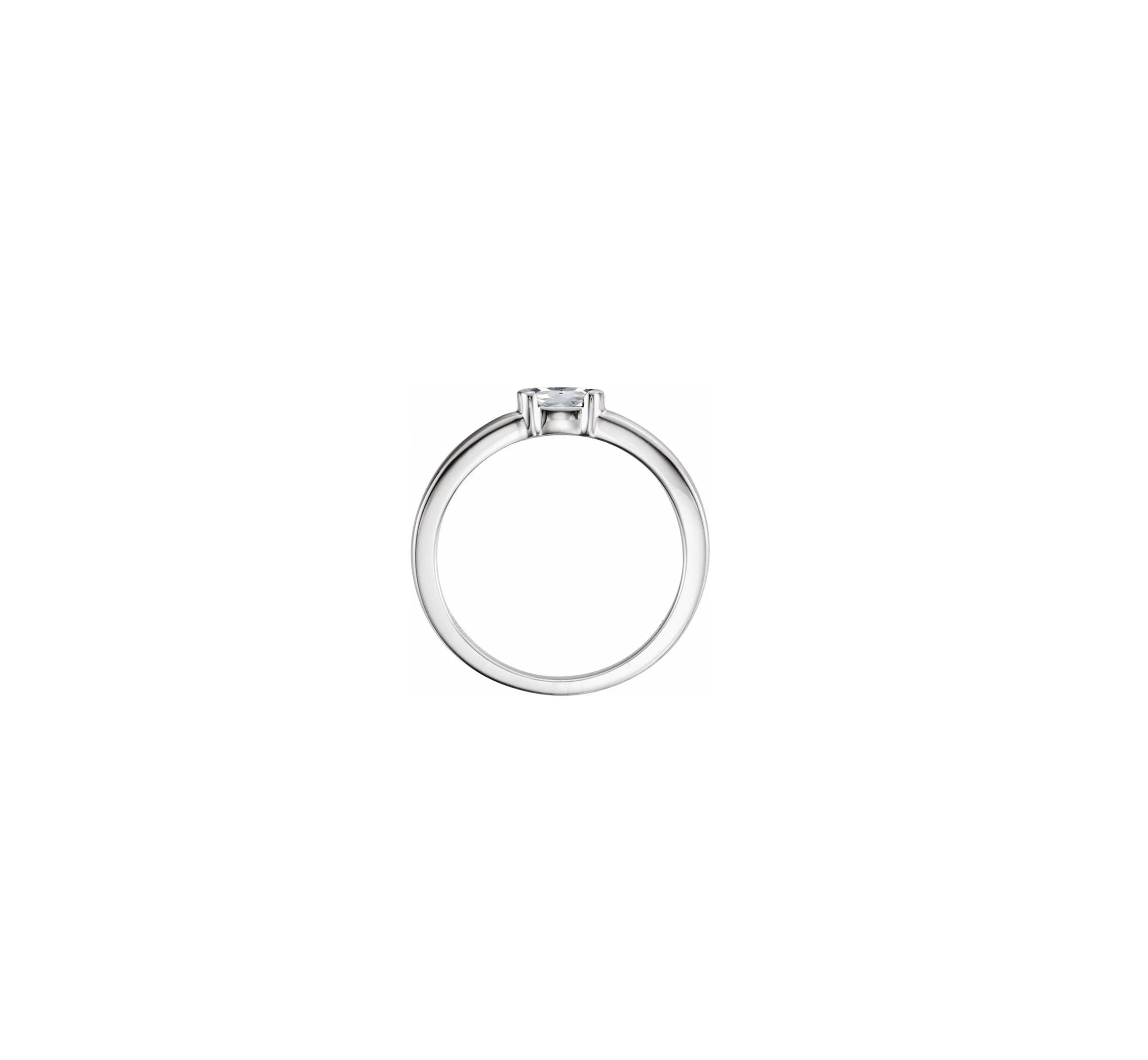 Partial bezel oval