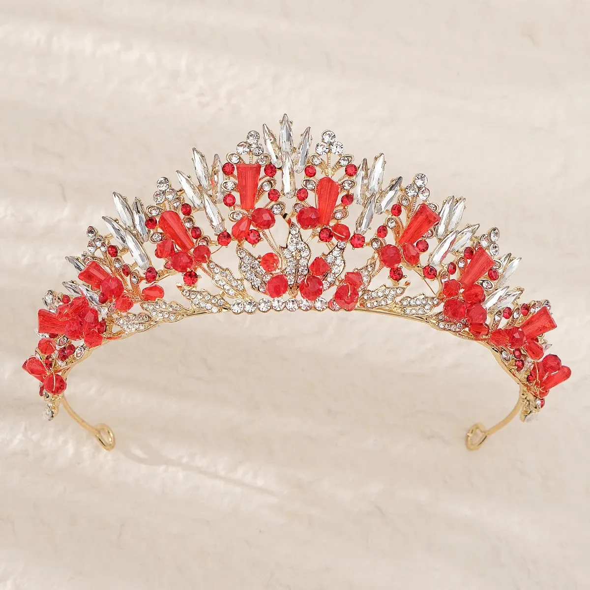 Party Crystal Rhinestone Tiara Crowns for  Weddings Parties Birthdays