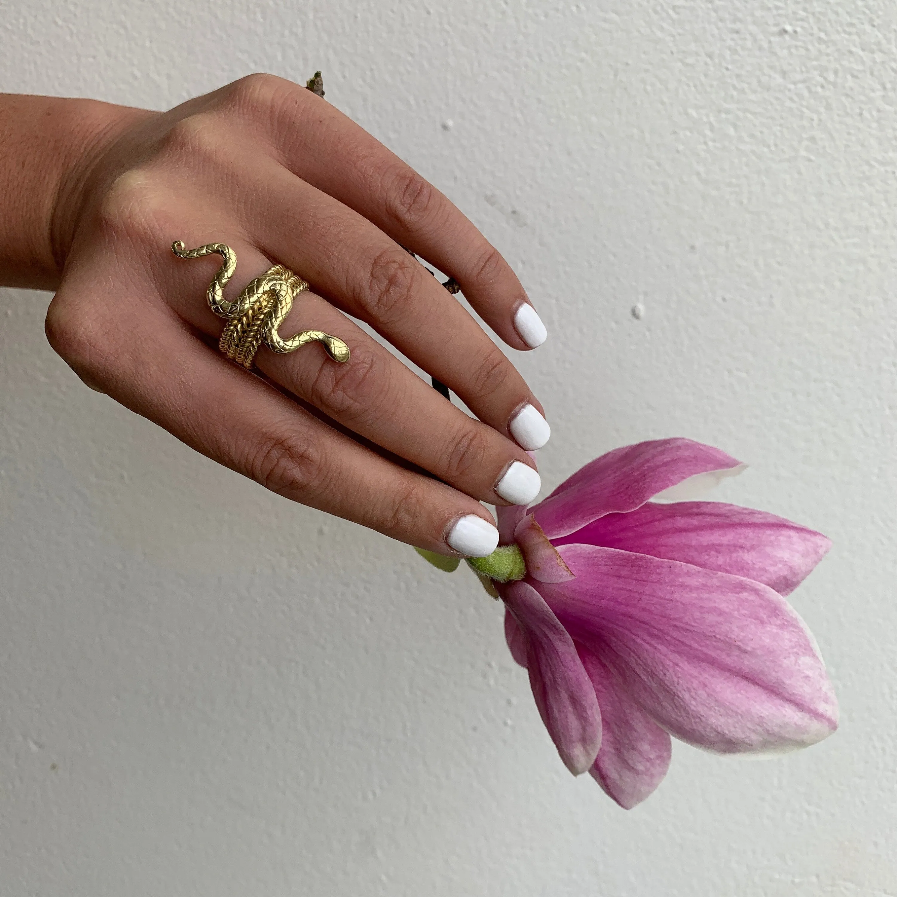 Serpent Gold Ring