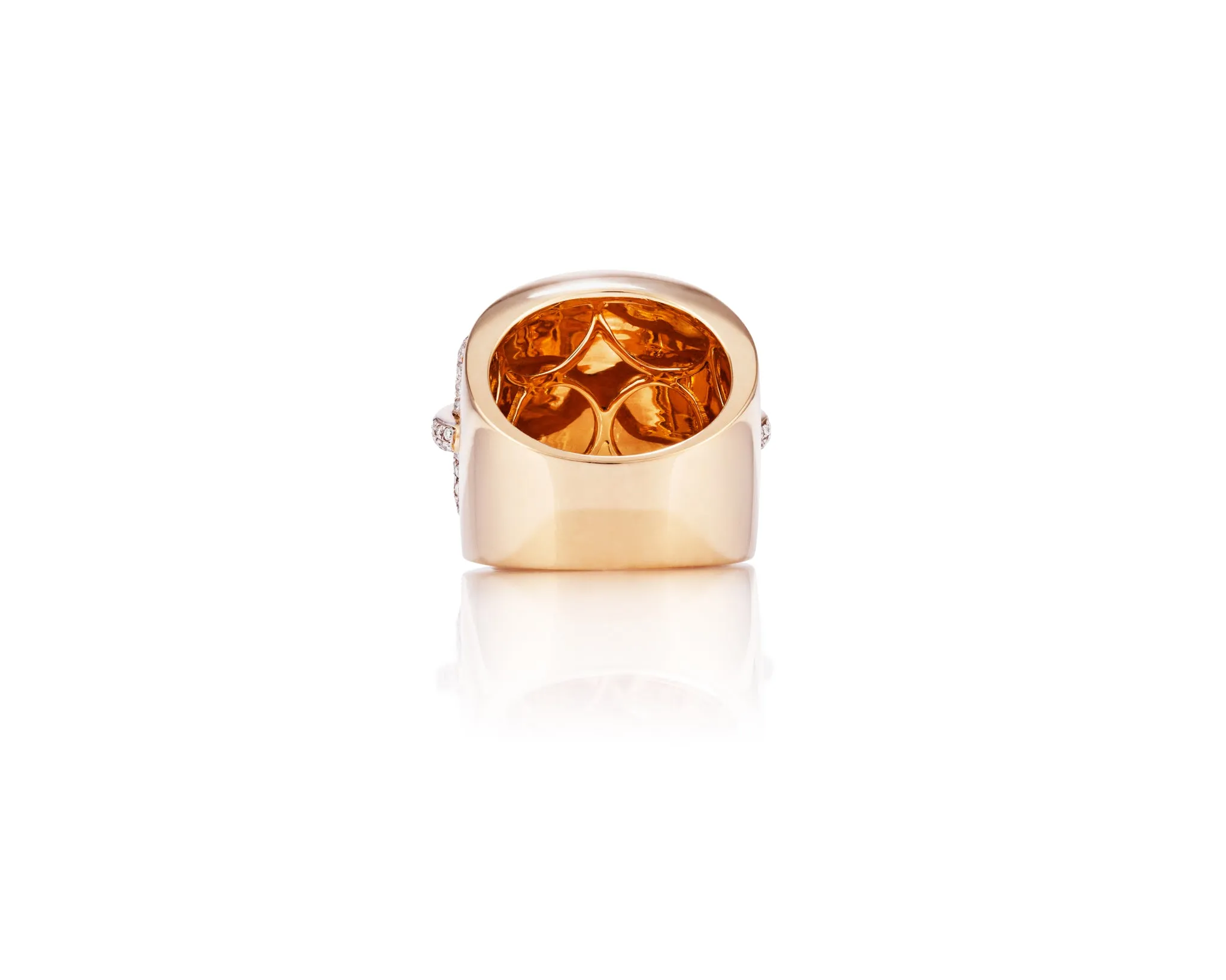 Snaffle Lock Ring | Gold