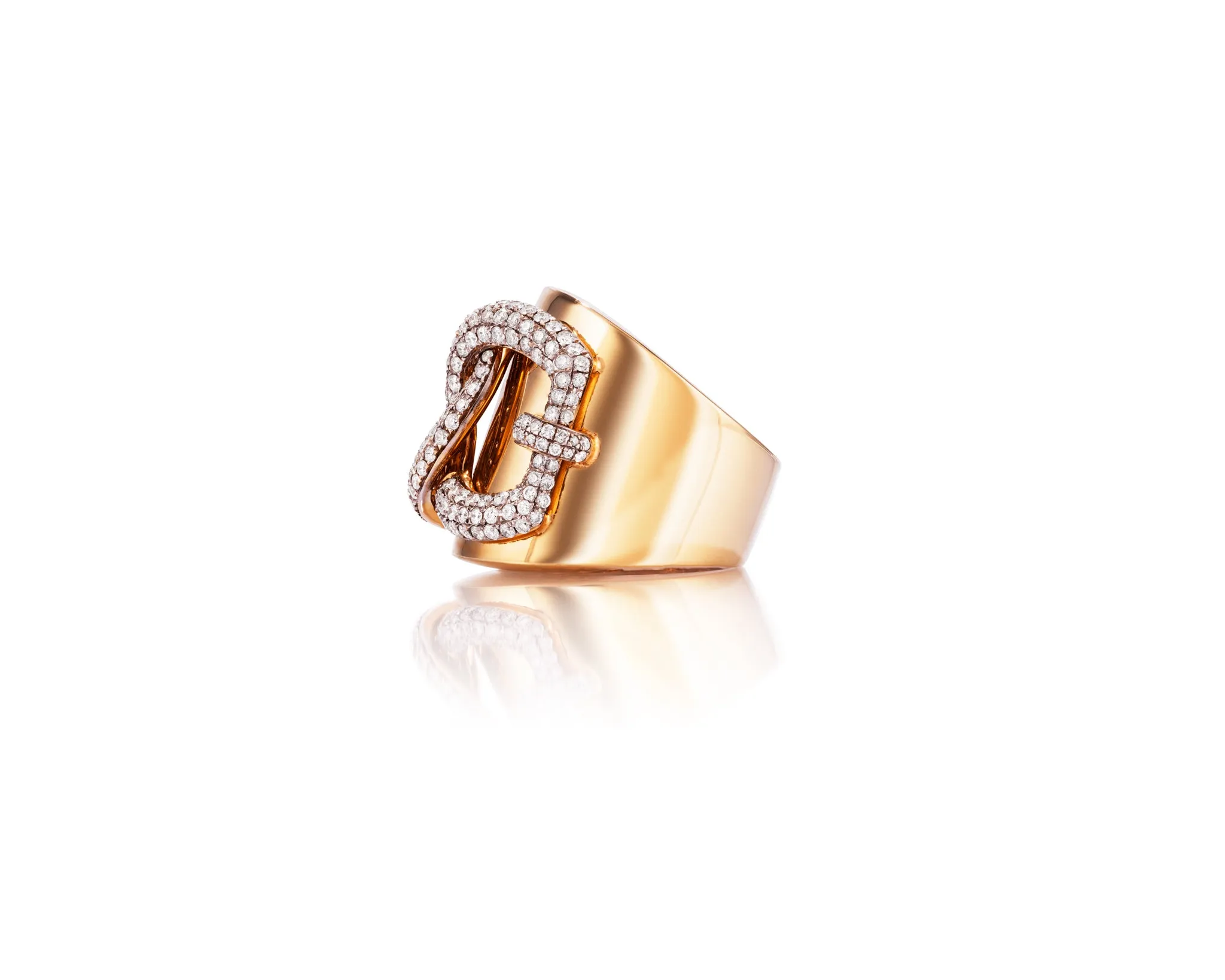 Snaffle Lock Ring | Gold