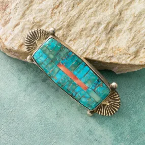 Sunrise Inlaid Pin