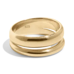 THE BOBBIE RING - 18k gold vermeil