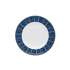 Tiara Prussian Blue & Platinum Bread & Butter Plate