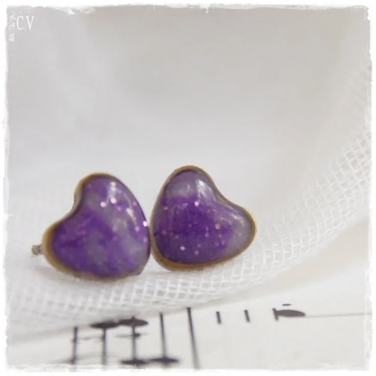 Tiny Heart Post Earrings