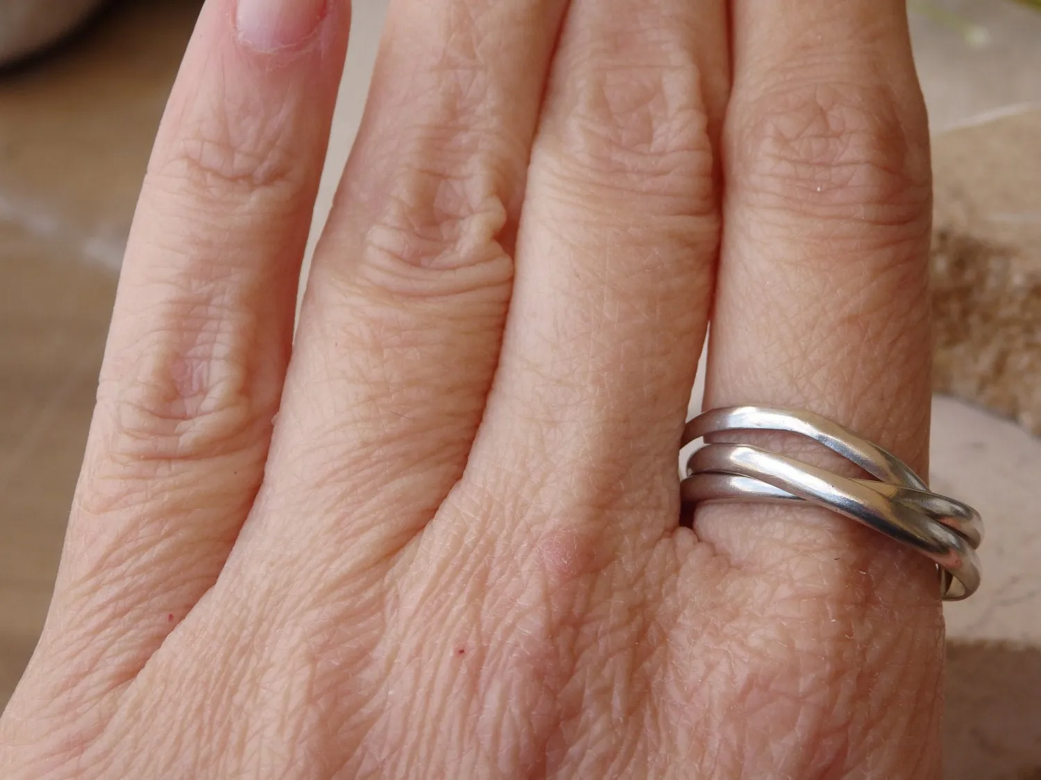 Triple band ring