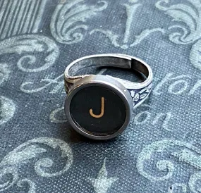 Vintage Typewriter Key Ring - Pick a letter or symbol