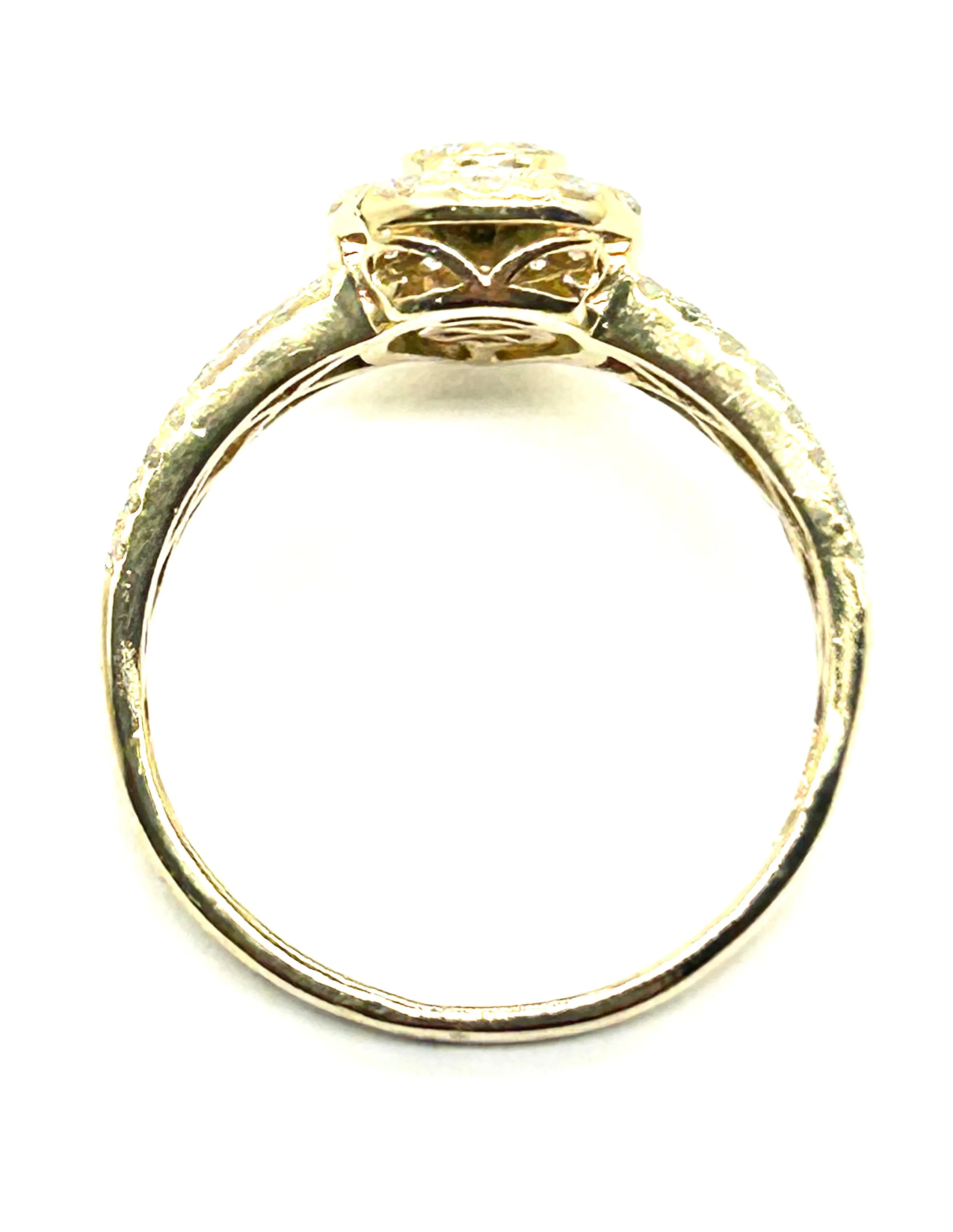 Women’s Diamond Pear Halo Ring