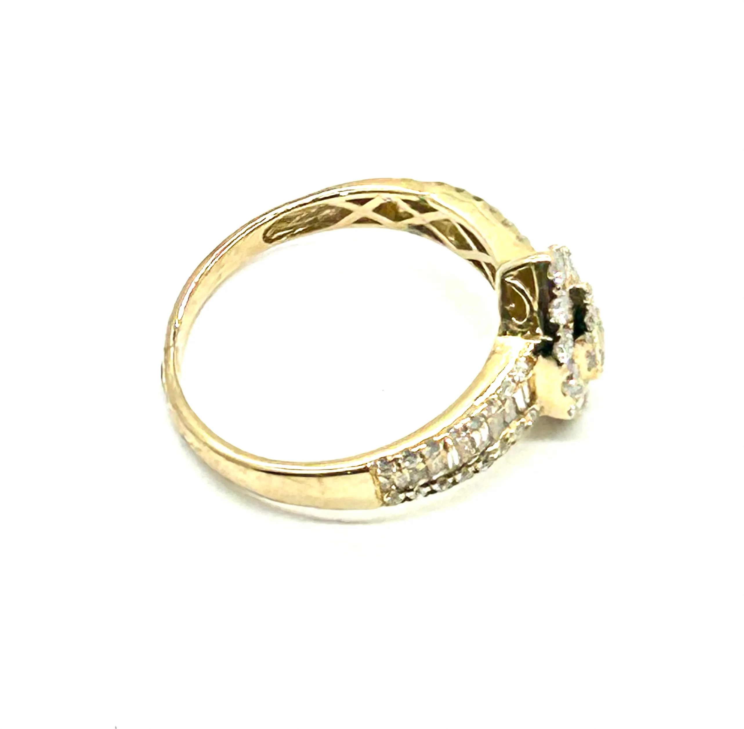 Women’s Diamond Pear Halo Ring